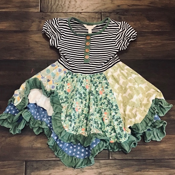 NEW Matilda Jane Joanna Gaines Once Upon A Time Farmland Frolic Dress Size 8 NWT